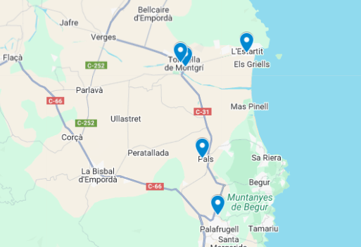 Carte interactive Carte des urgences vétérinaires en Empordà