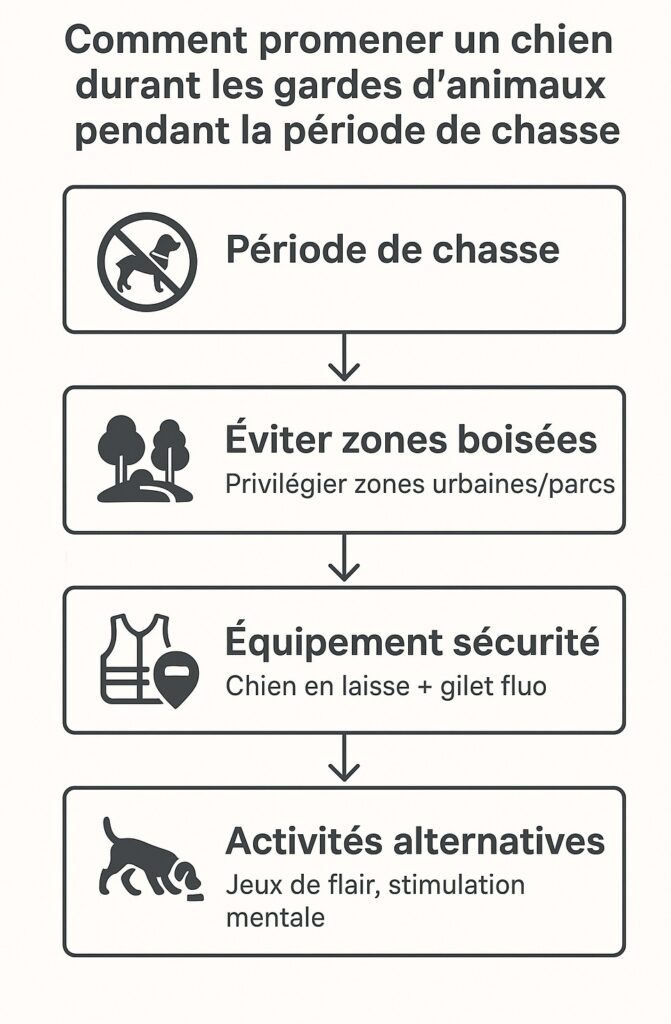 Recommandation promenade chien pendant la chasse