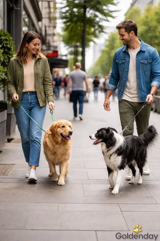 Promener son chien en laisse