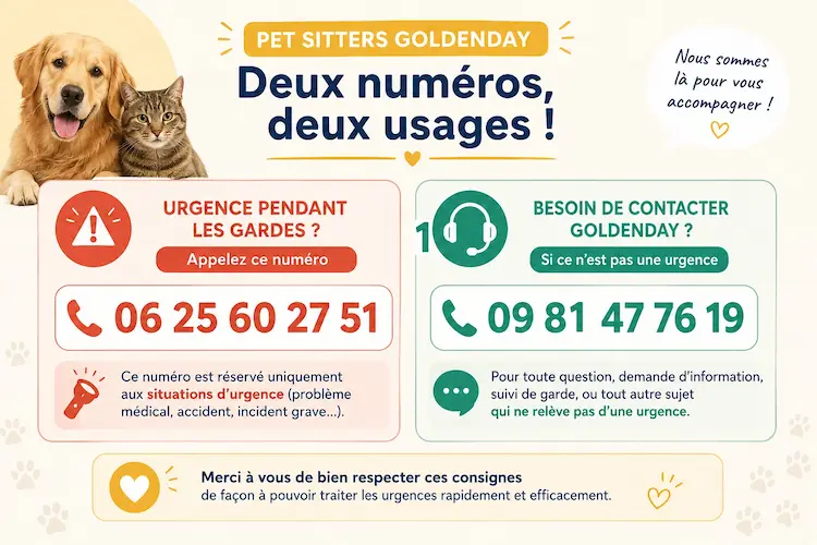 numero urgence goldenday