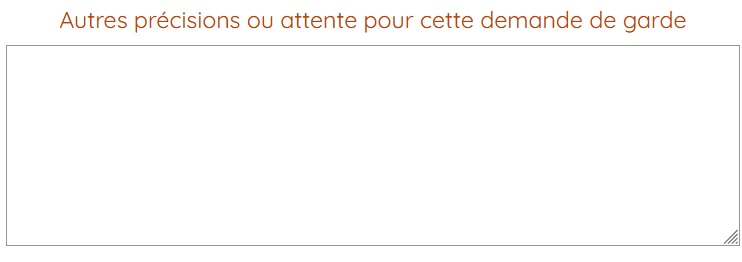 autres précisions